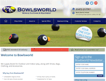 Tablet Screenshot of bowlsworld.co.uk