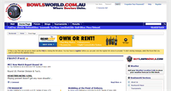 Desktop Screenshot of bowlsworld.com.au